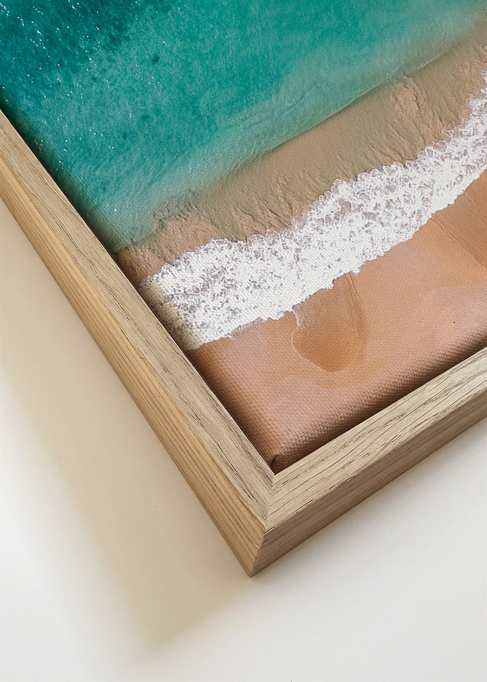 Art de paysage: vue aérienne de plage