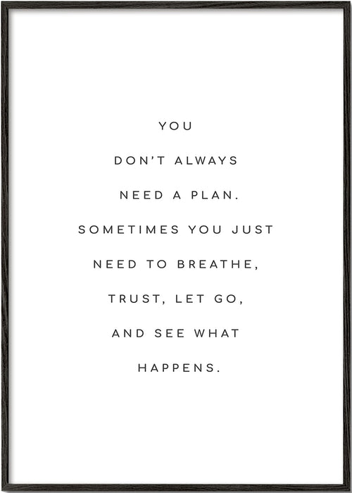 Minimalistisch ontwerp met typografische quote
