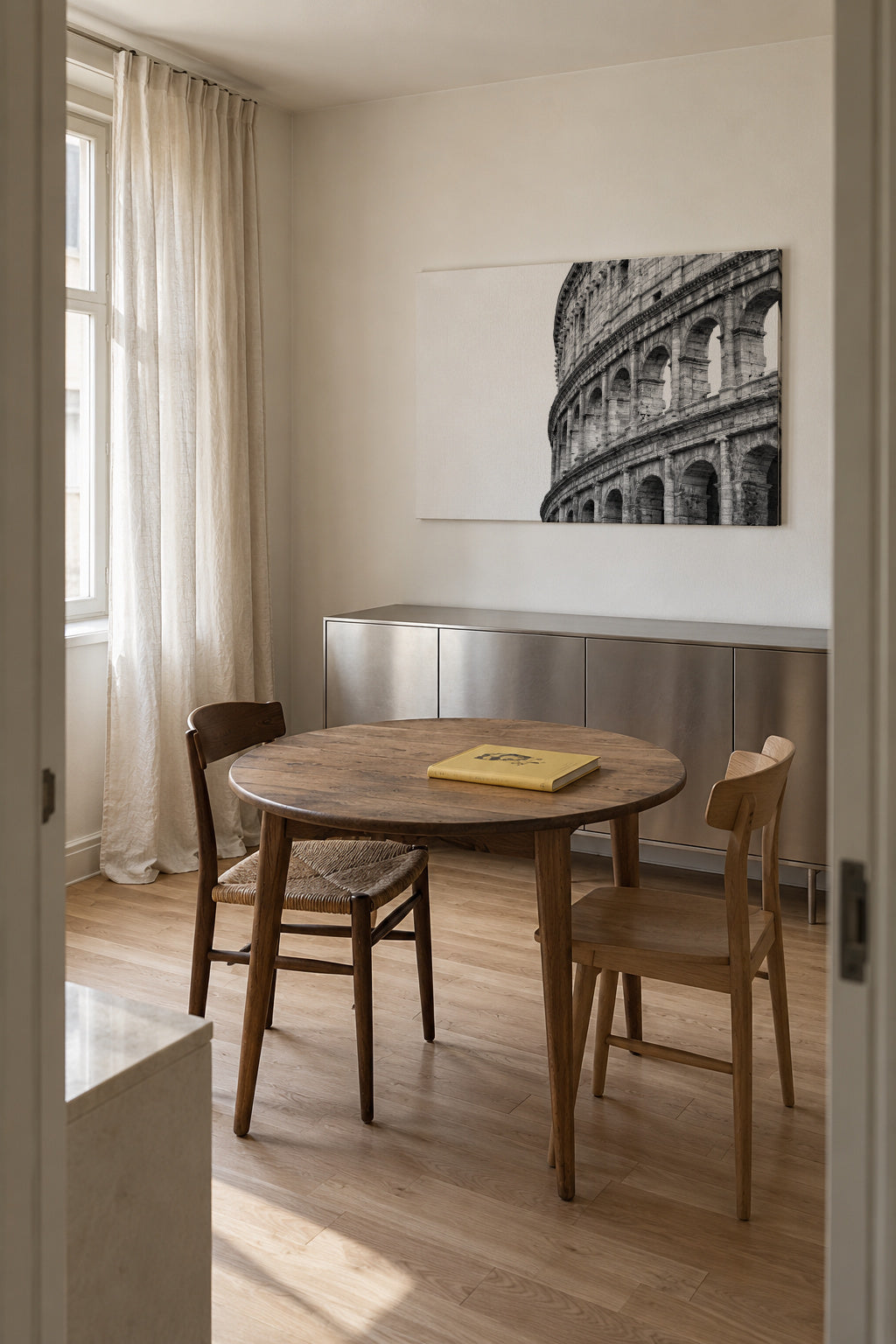 Coliseum - Unframed canvas in an interior