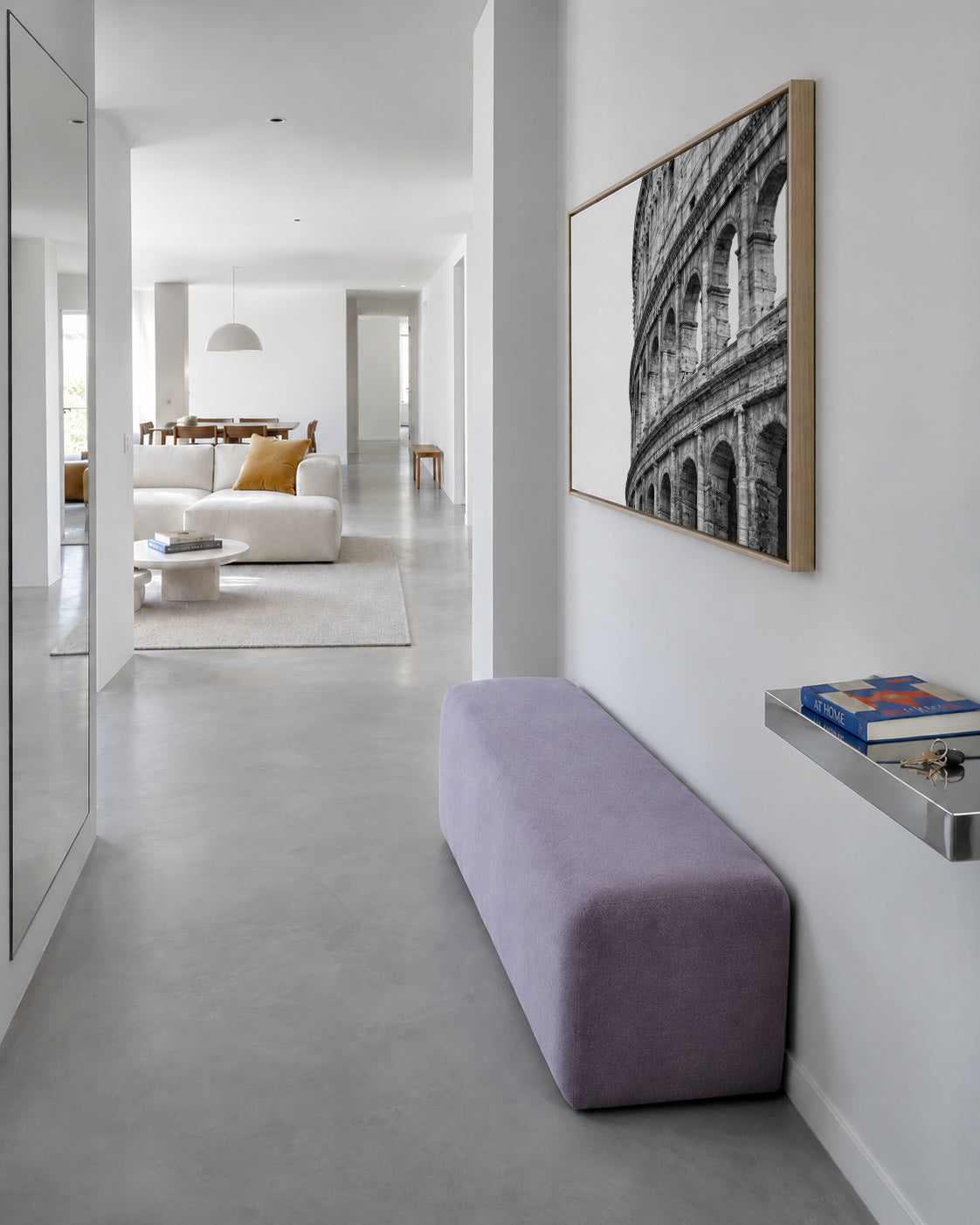 Coliseum - Framed canvas in an interior