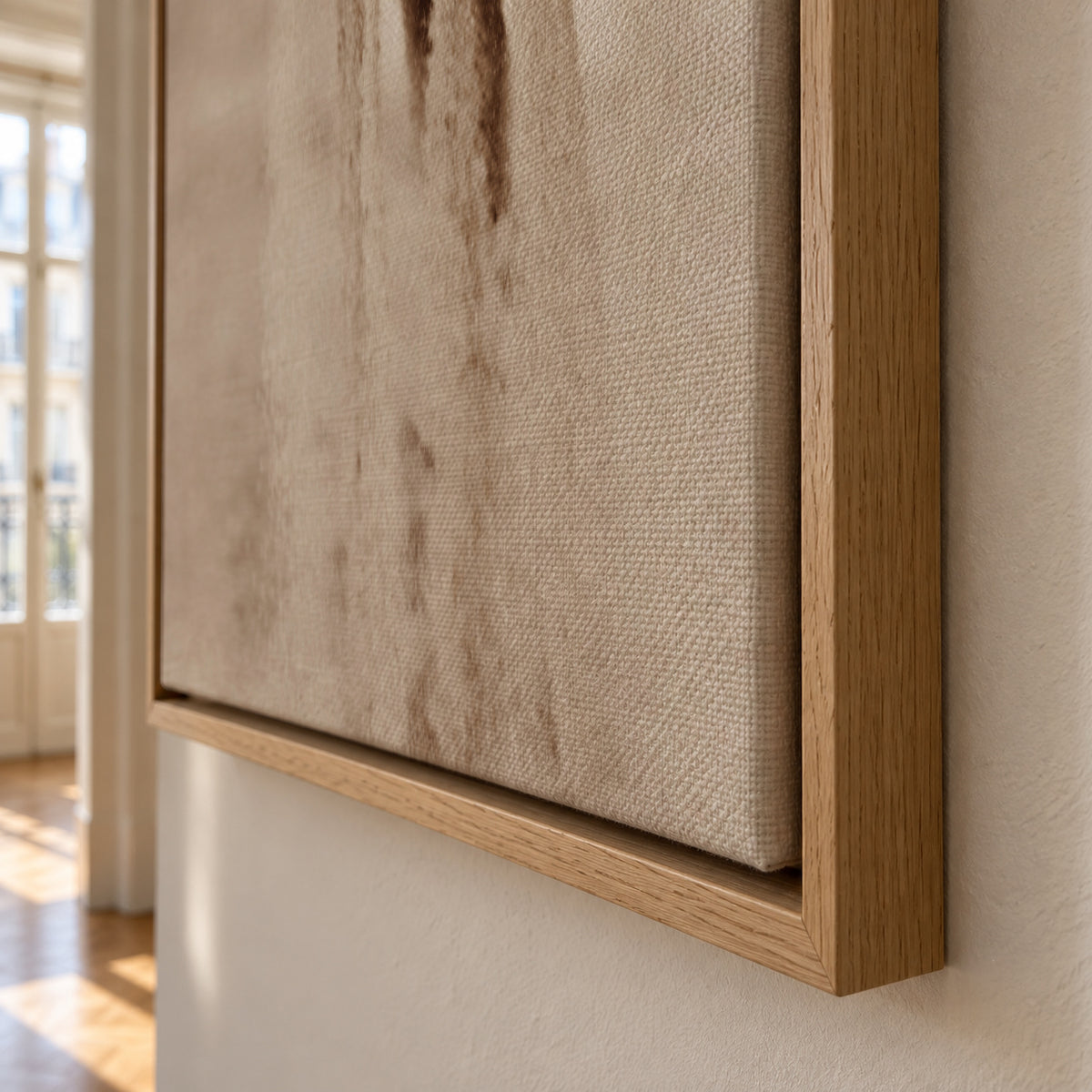 Falling sand - Framed canvas detail