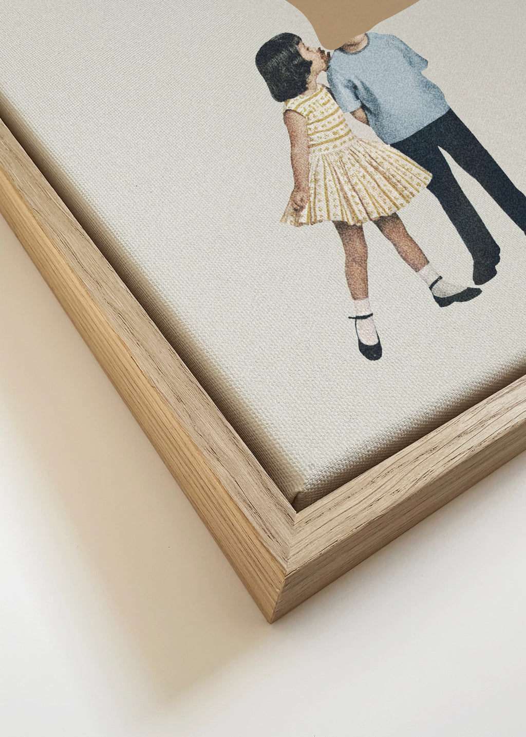 A thousand stories to tell - Framed canvas detail