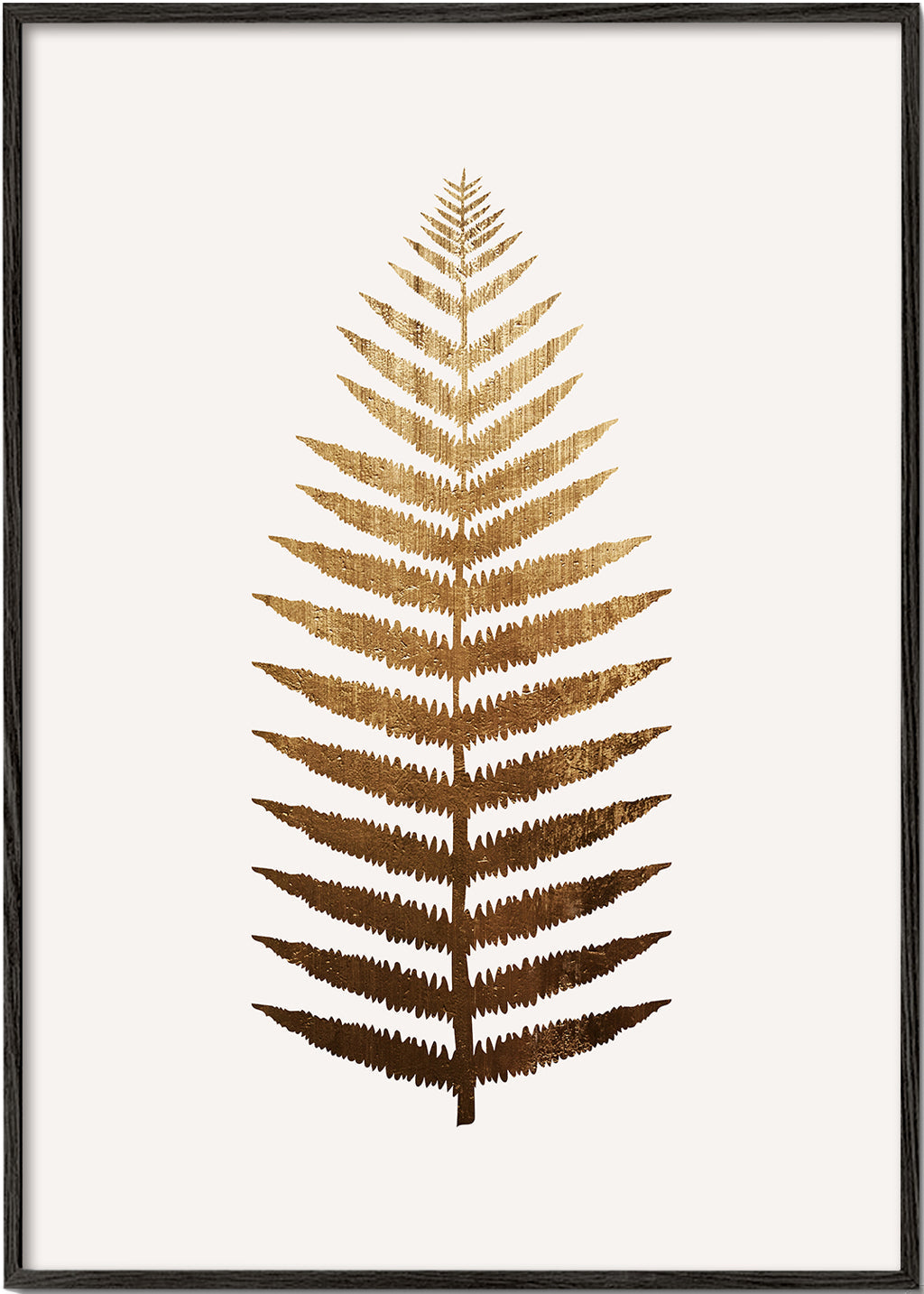 Botanische print gouden blad
