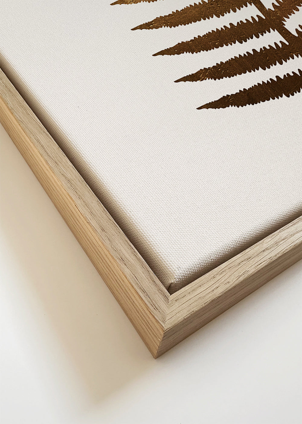 Botanische print gouden blad