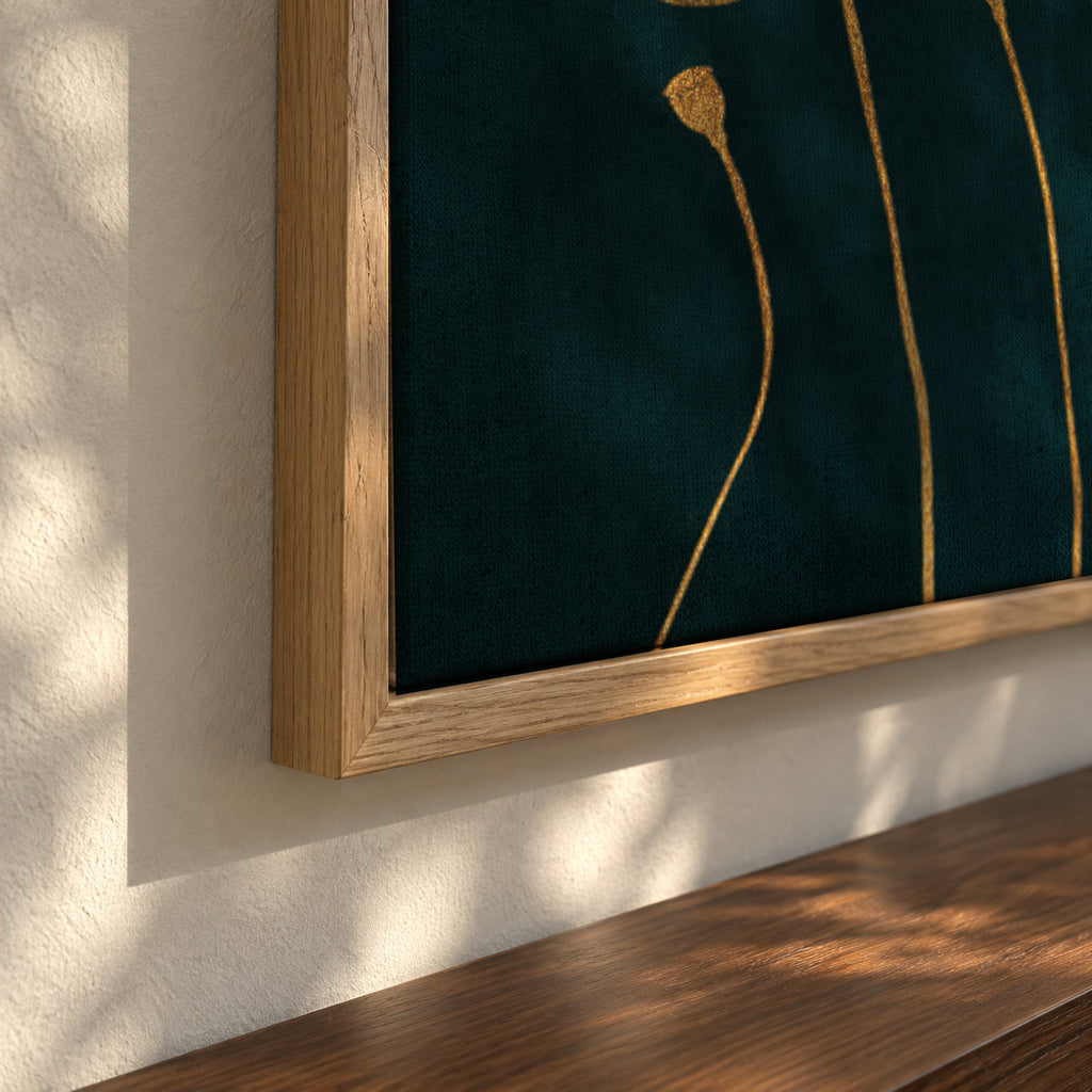 Midnight lovers - Framed canvas detail