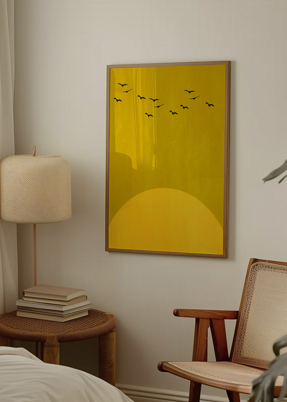 Sun dance - Framed poster in an interior