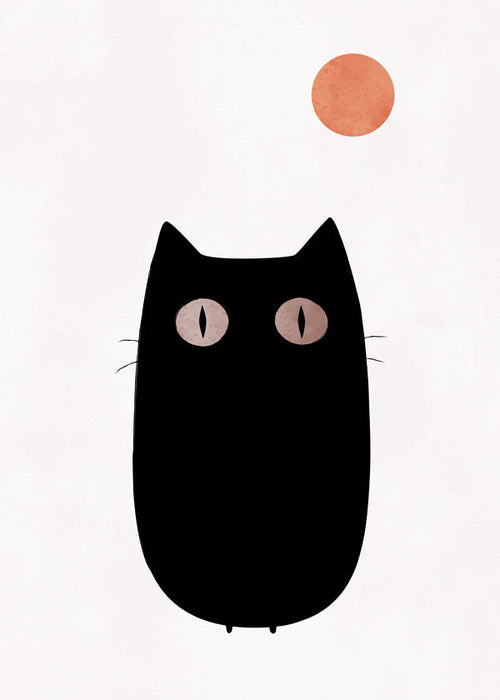 Minimalistische kat