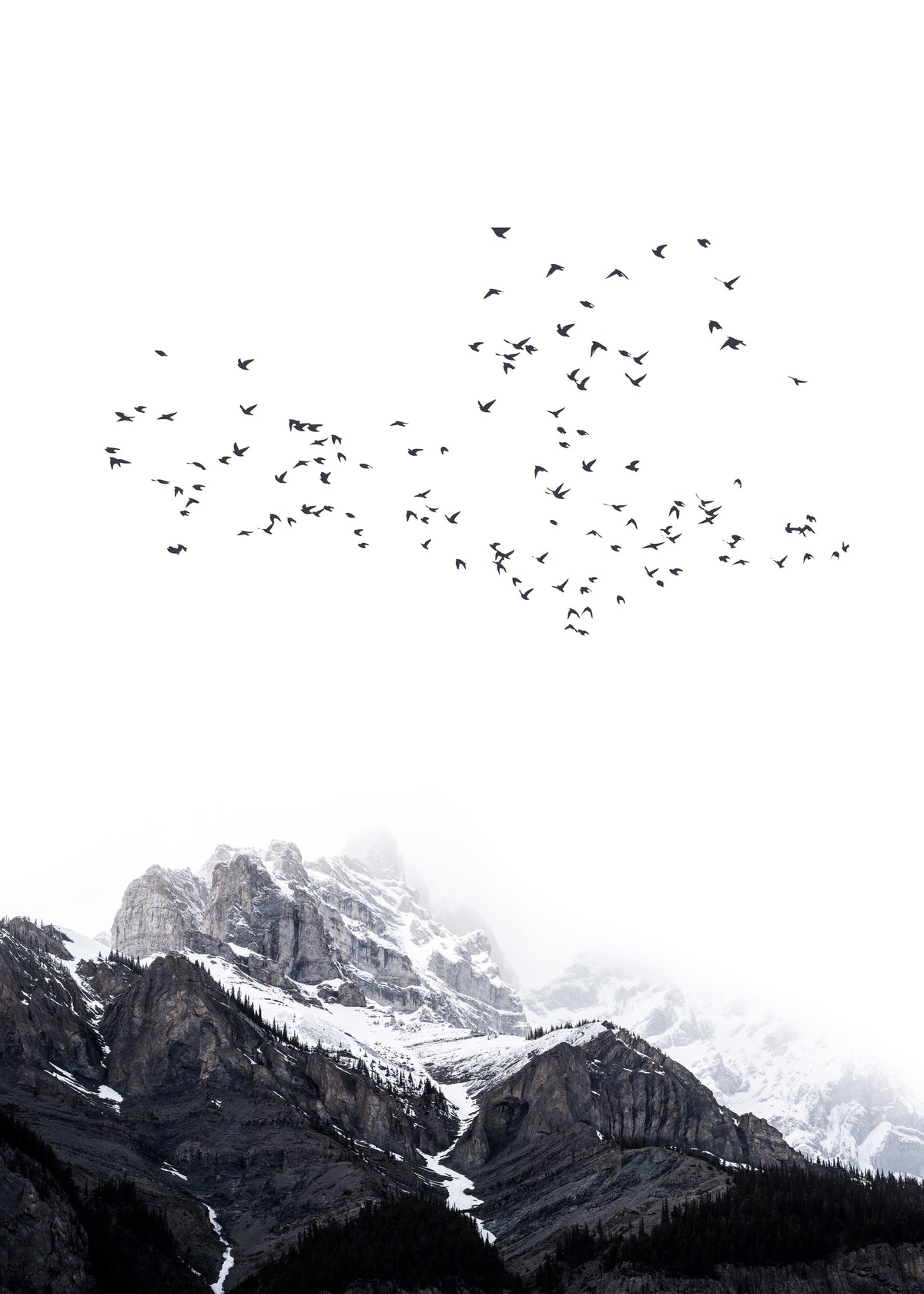 The mountain - Unframed art print