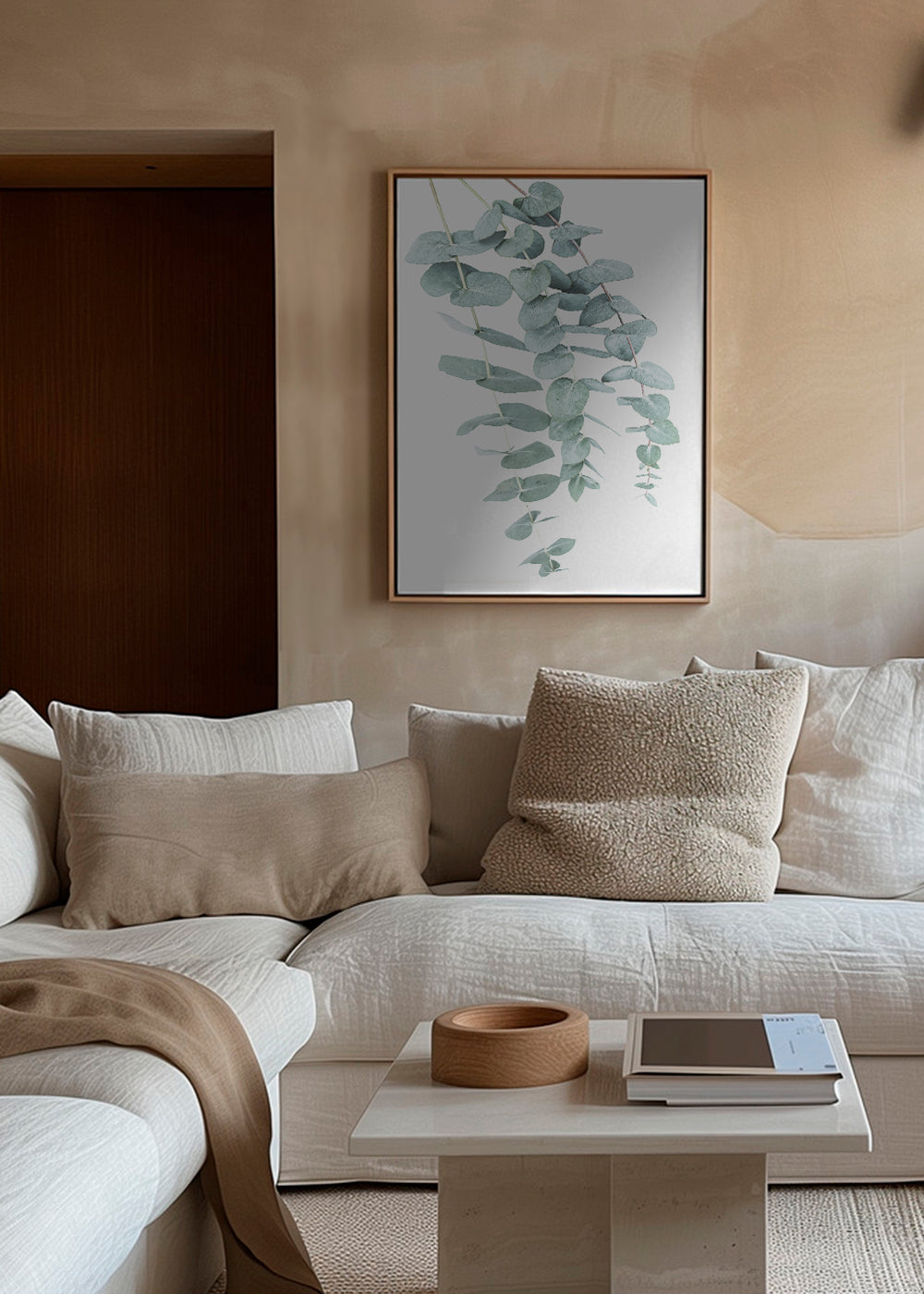 Botanische poster met hangende eucalyptus