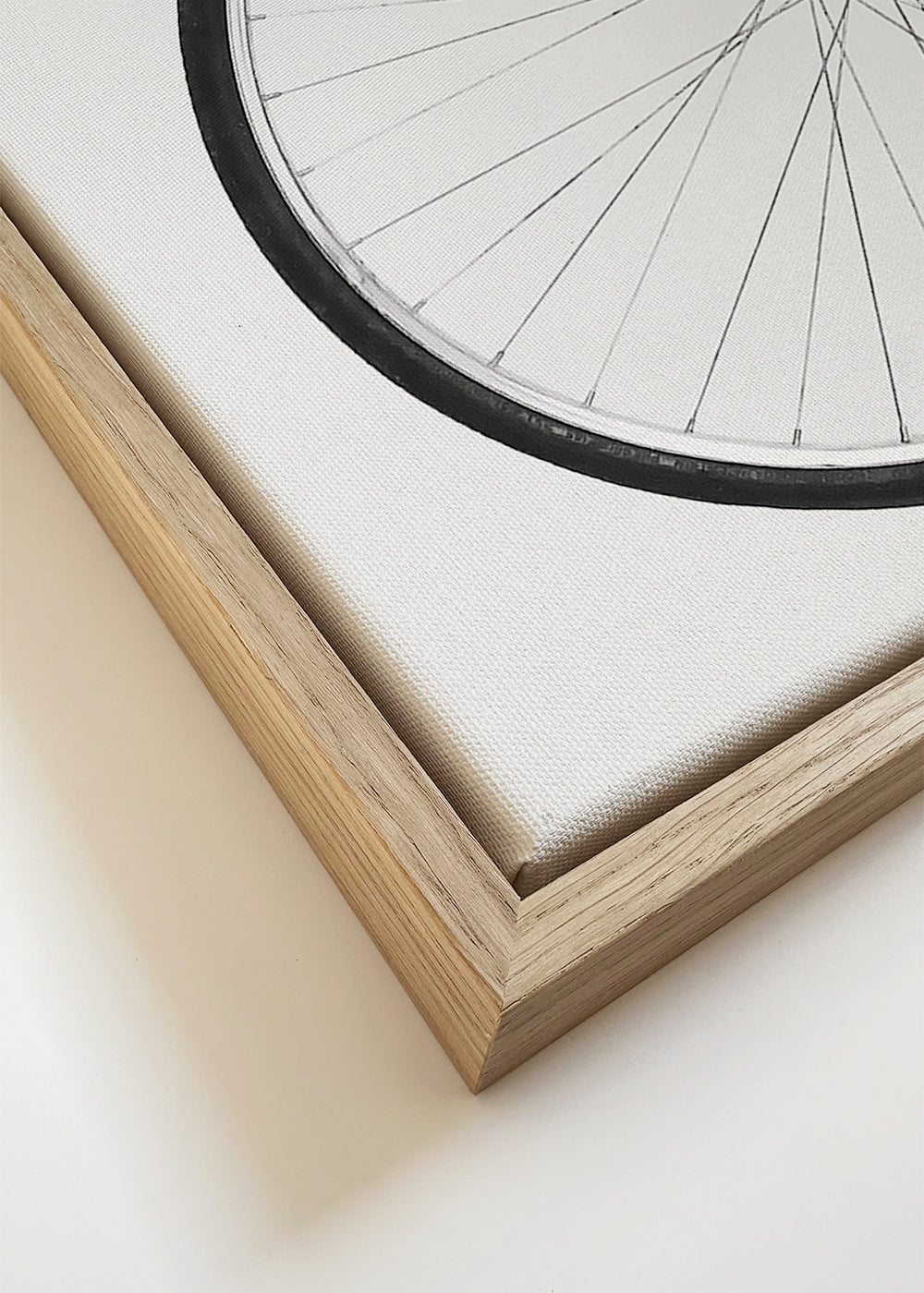 Sport kunst minimal fietswiel