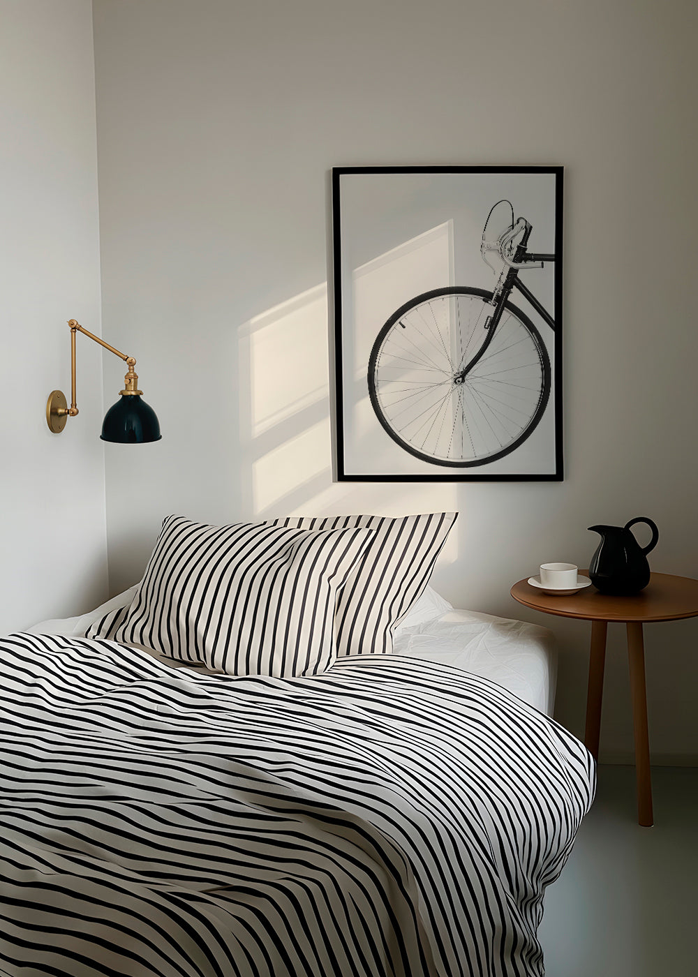 Sport kunst minimal fietswiel