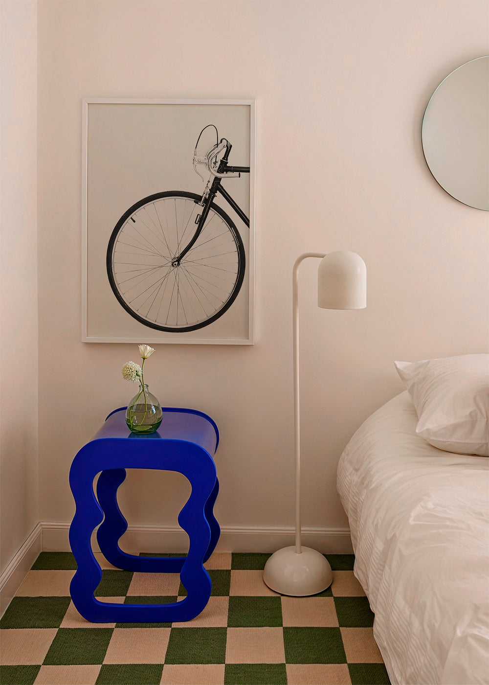 Sport kunst minimal fietswiel