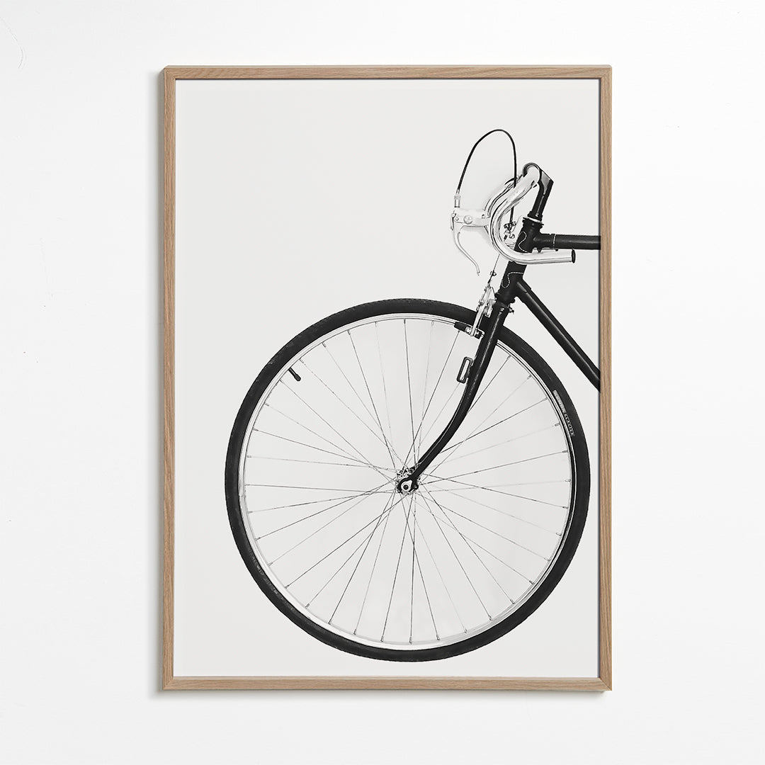Sport kunst minimal fietswiel