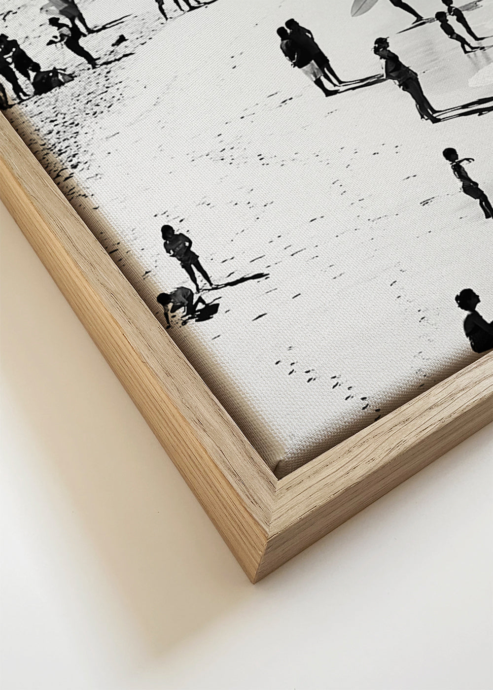 Landschap poster strand silhouetten