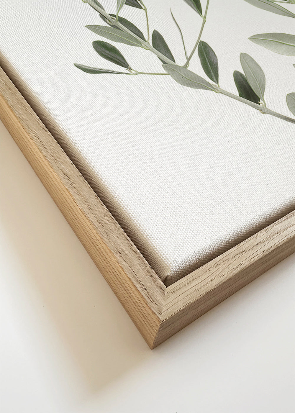 Botanische print olijftak minimal