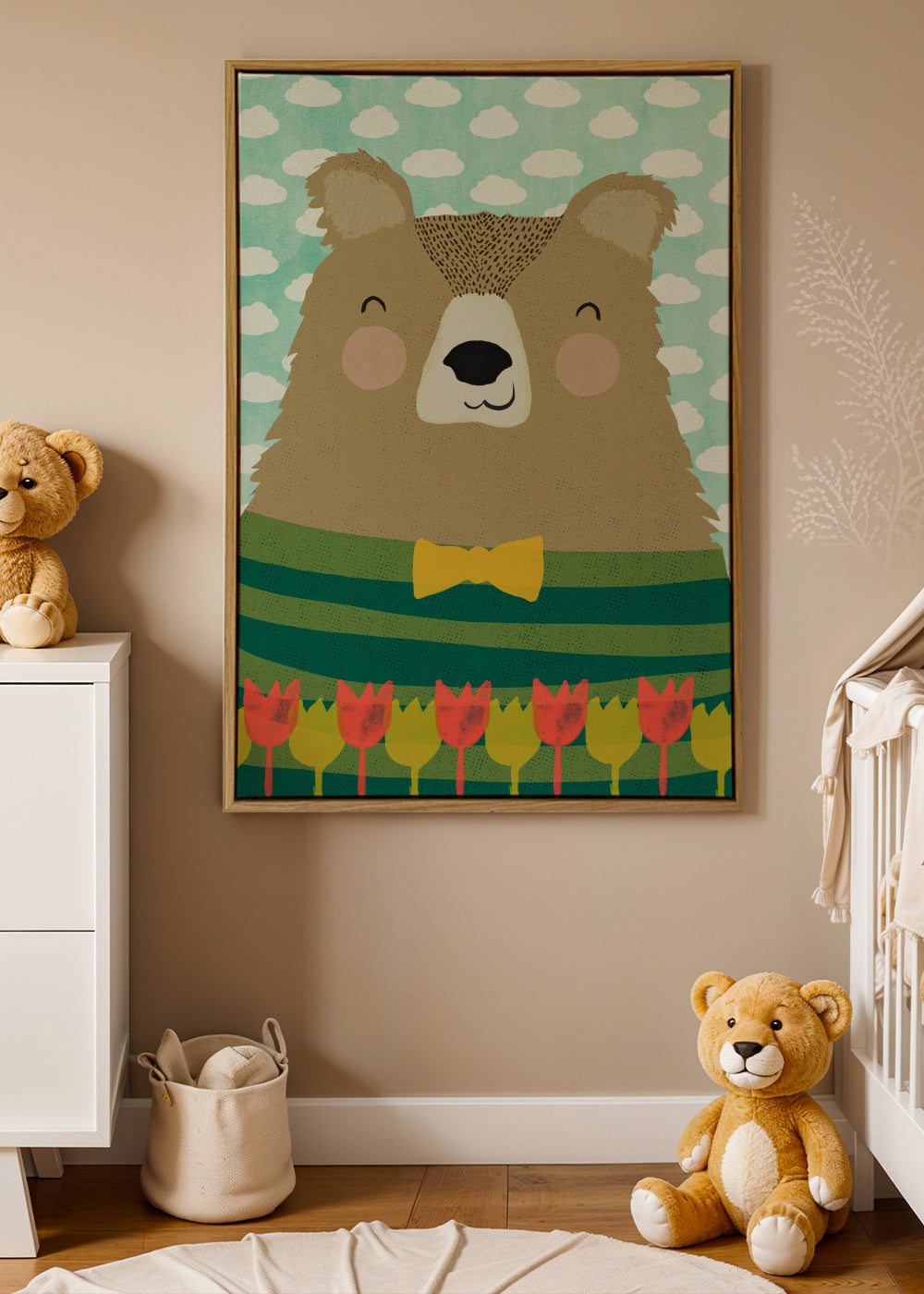 Bruno - Framed canvas in an interior