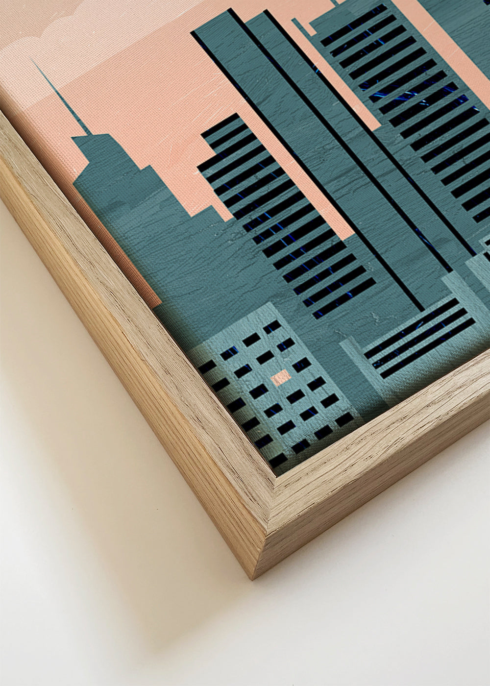 Reisposter New York skyline illustratie