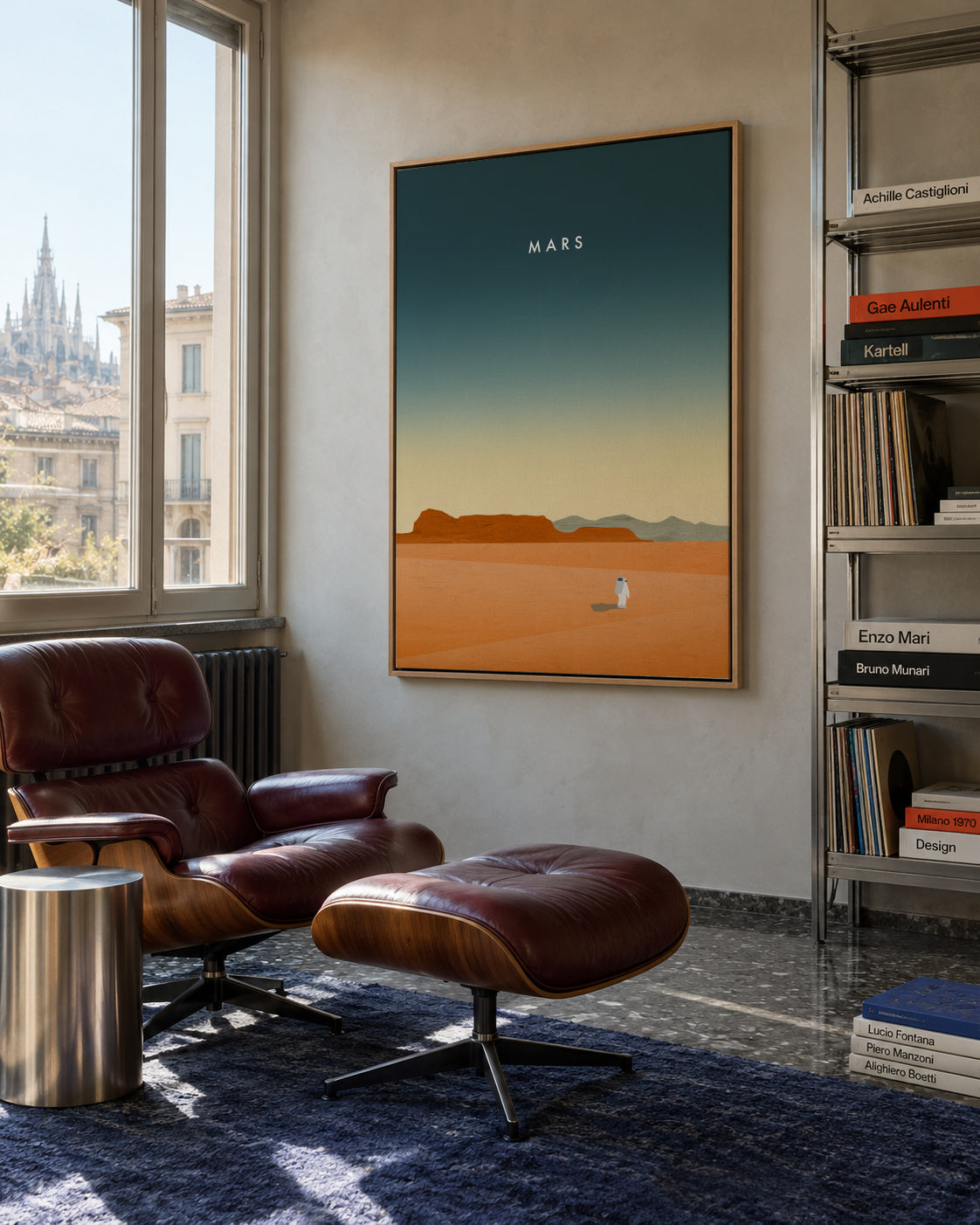 Mars - Framed canvas in an interior