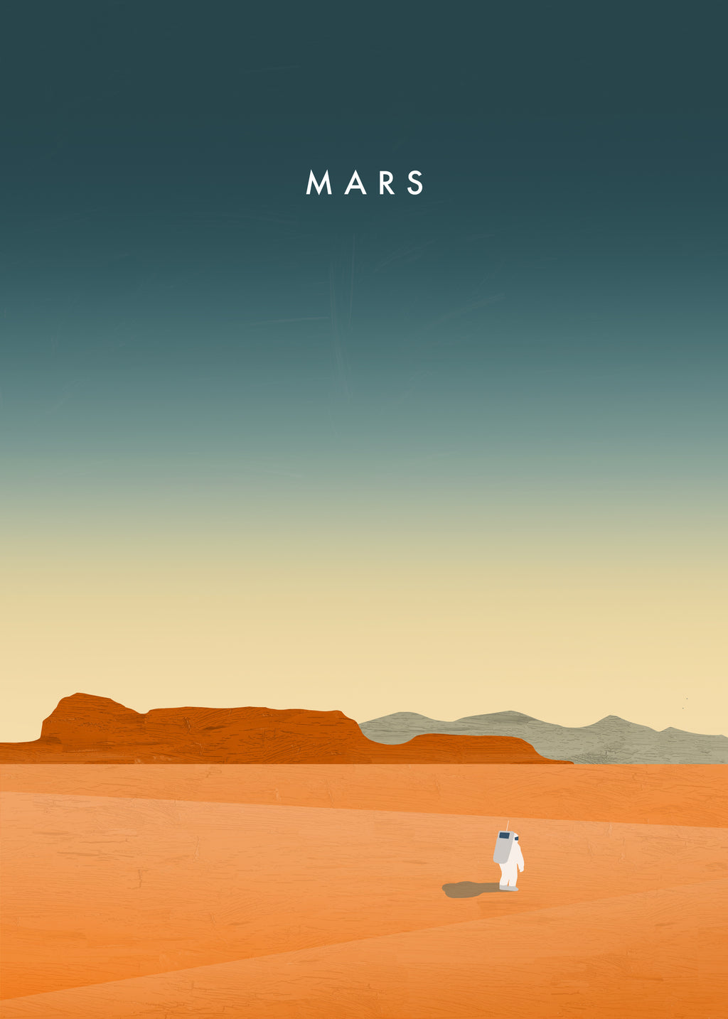 Mars - Unframed art print