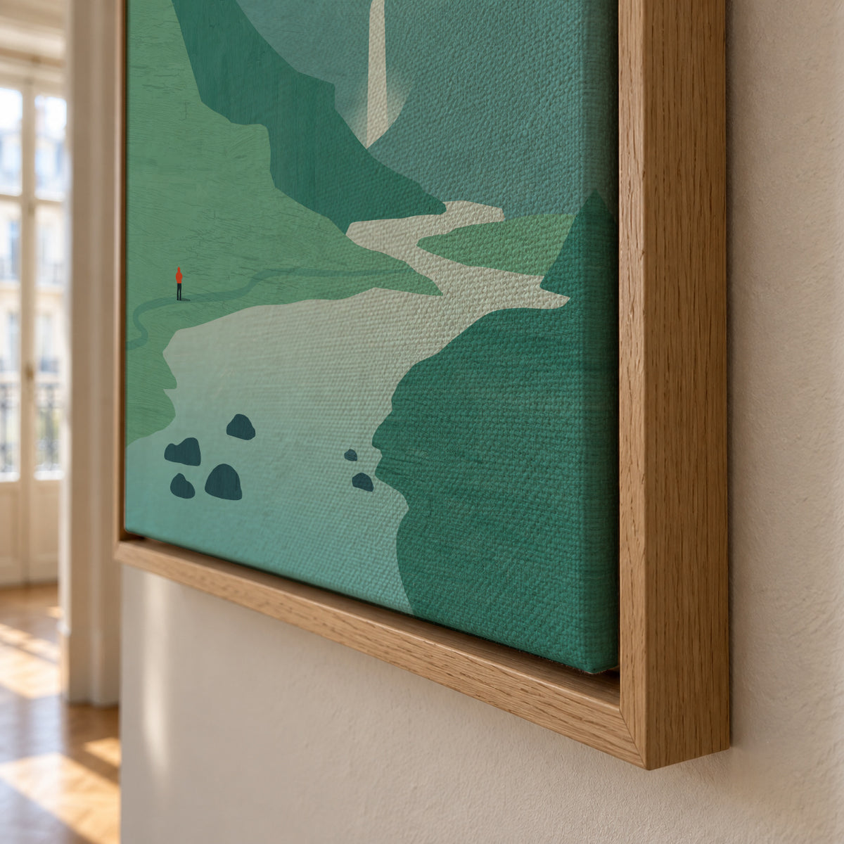 Iceland - Framed canvas detail