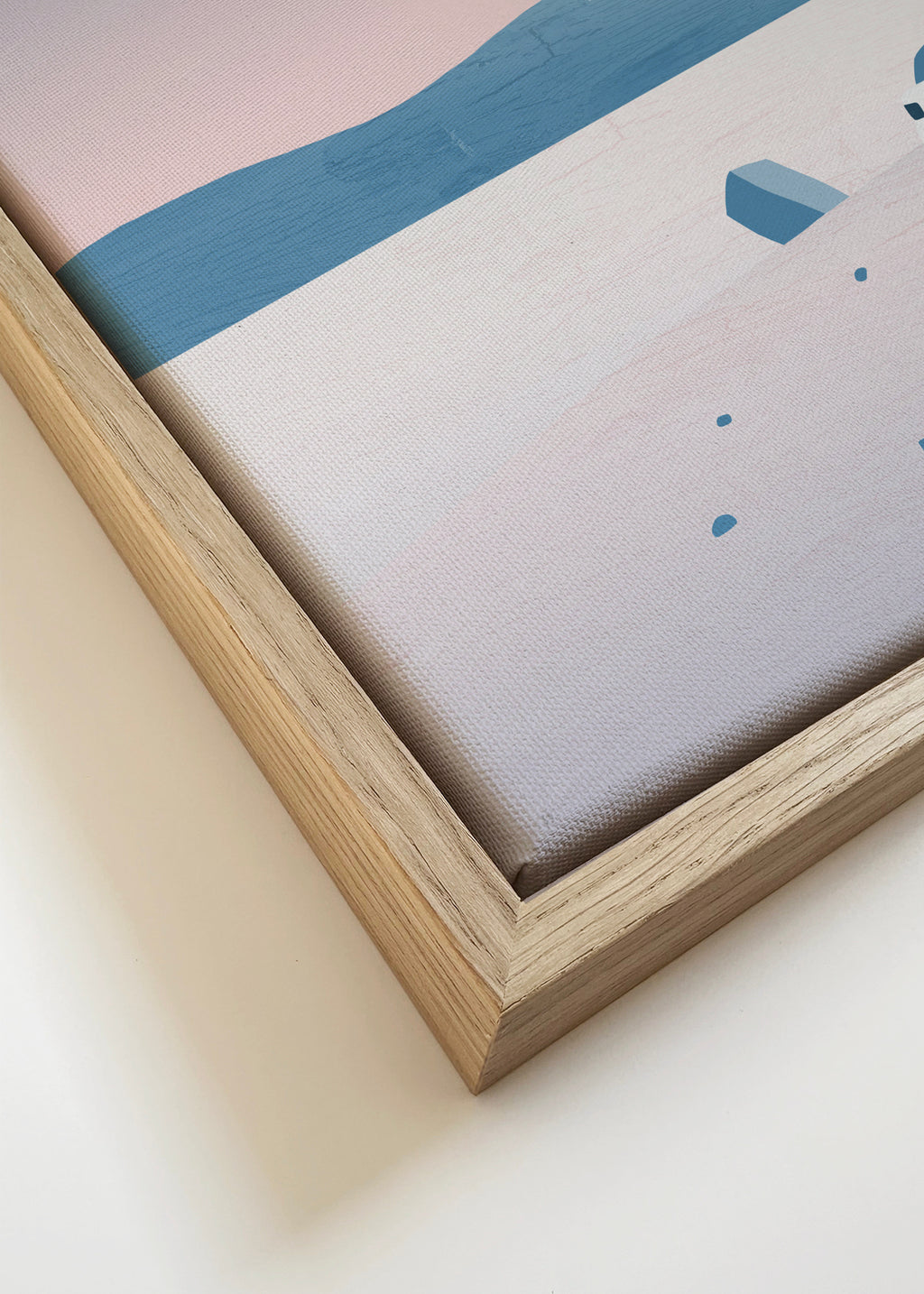 Moon - Framed canvas detail