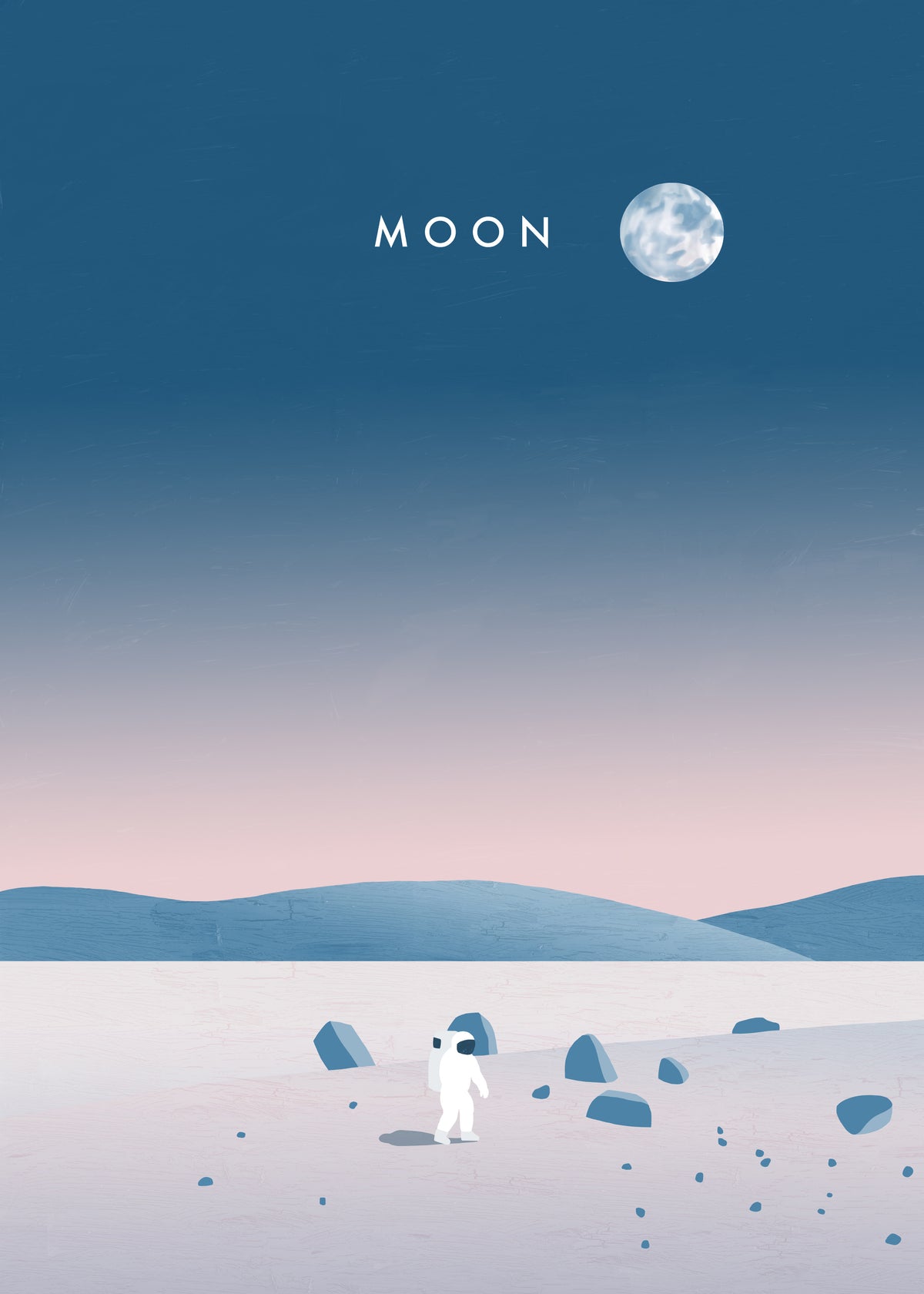 Moon - Unframed art print