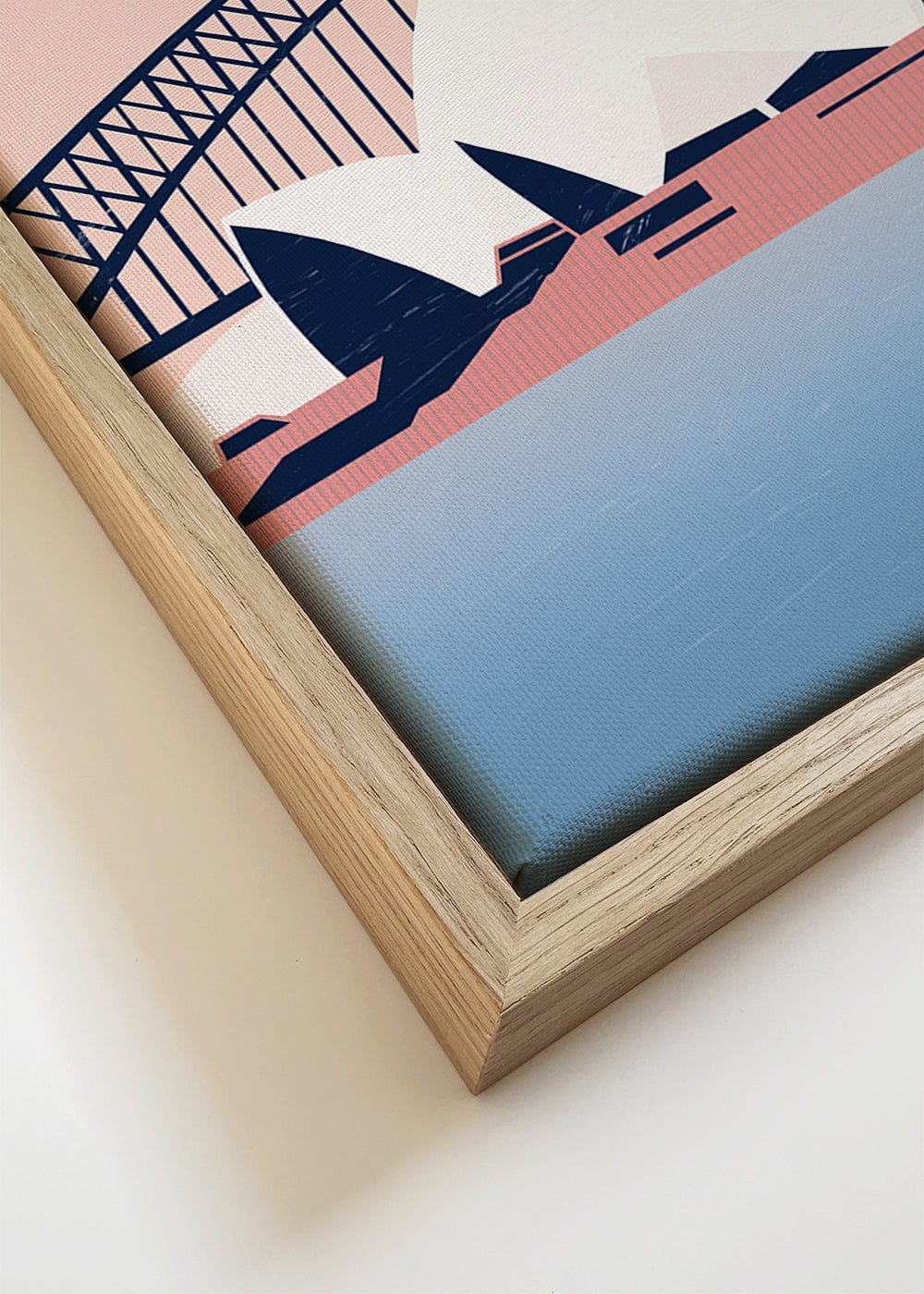Reisposter Sydney: Opera en brug illustratie