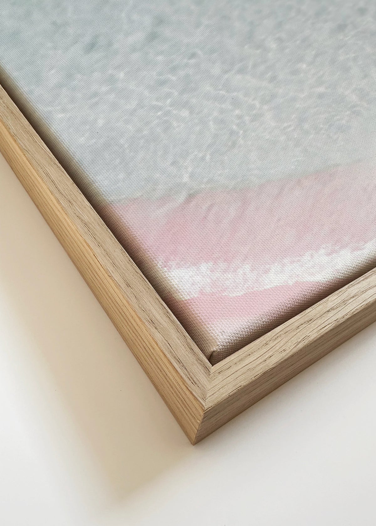 The swimmer - Framed canvas detail