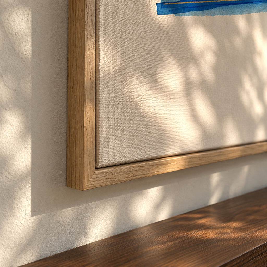 Apreciar o cair da tarde - Framed canvas detail