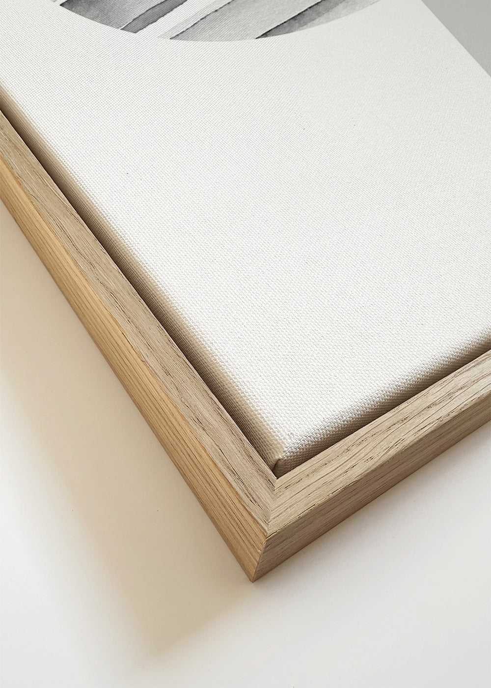 Geometrische poster minimal met gouden lijnen
