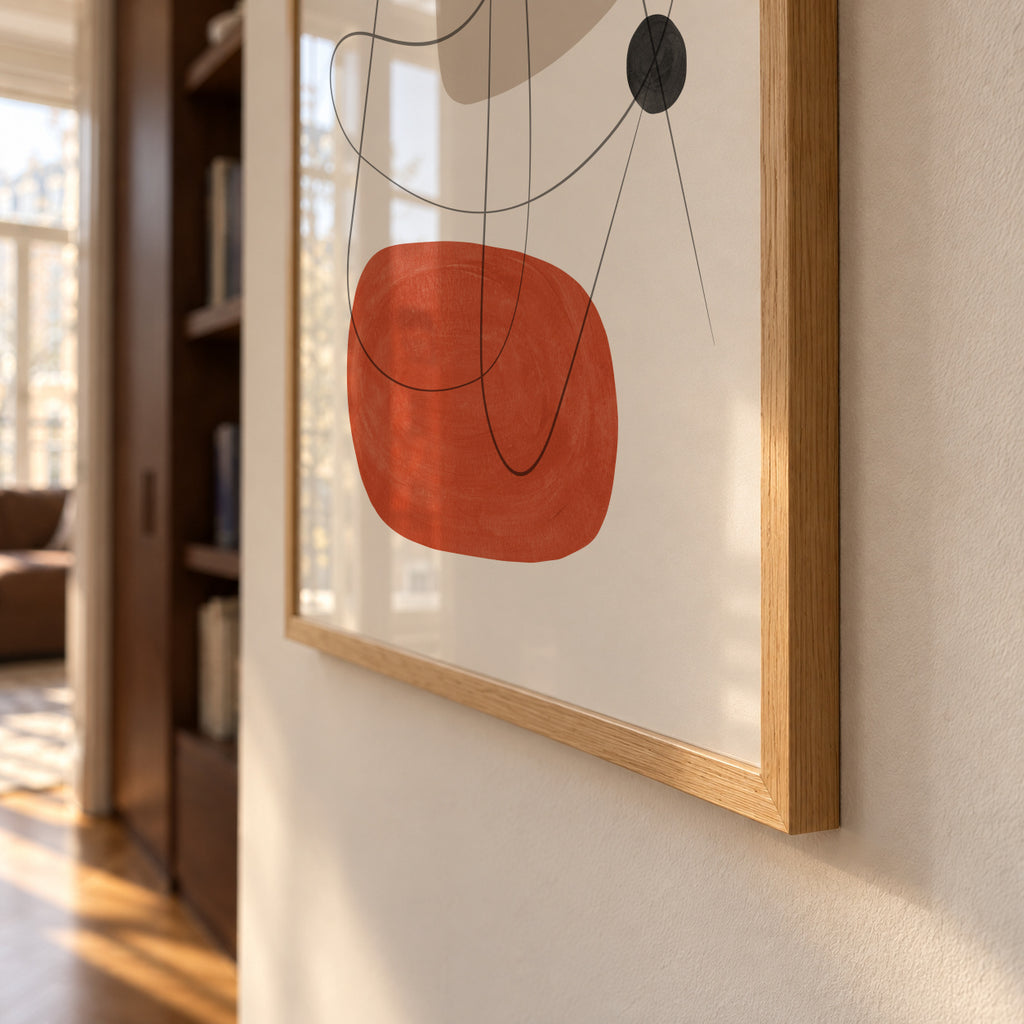 Abstract N1 - Framed poster detail