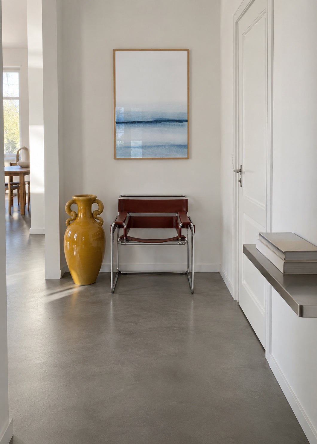 Watercolor Landscape N 8 - Framed poster in an interior