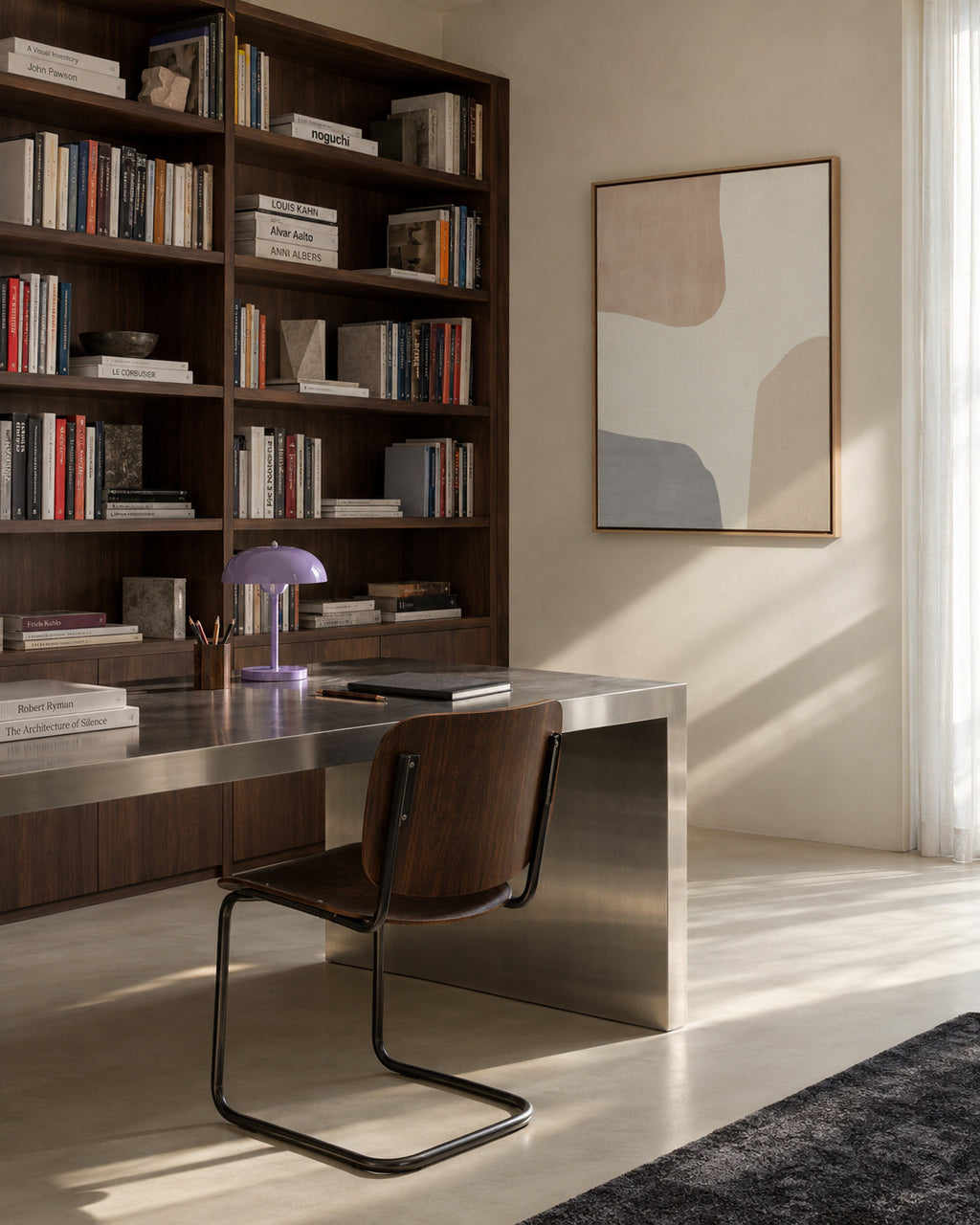 Abstract N 27 - Framed canvas in an interior