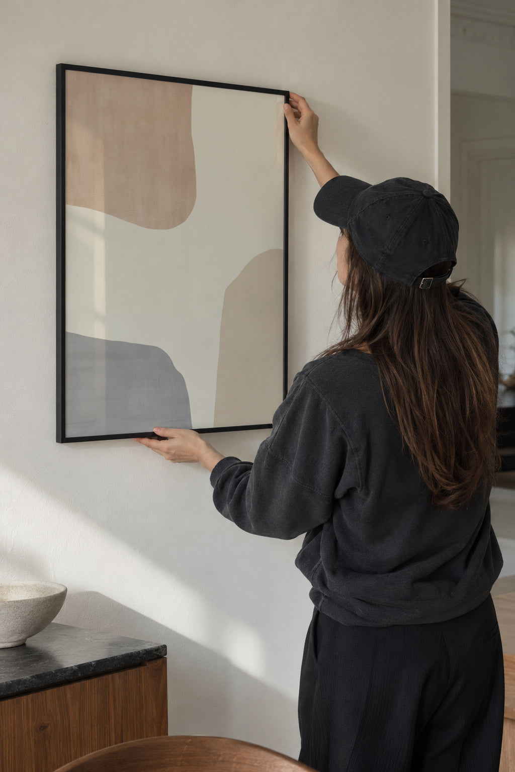 Abstract N 27 - Framed poster in an interior