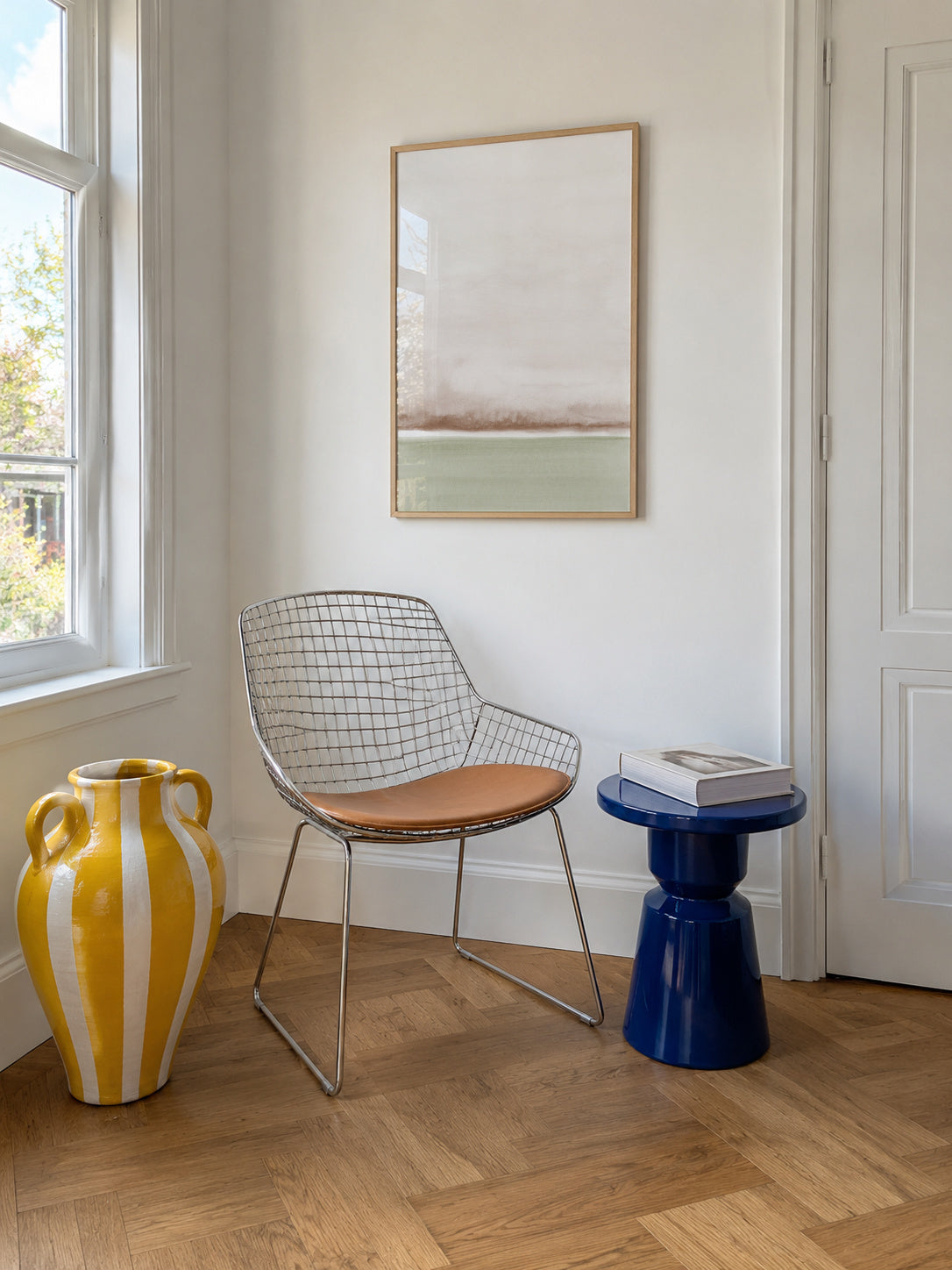 Watercolor Landscape N 24 - Framed poster in an interior
