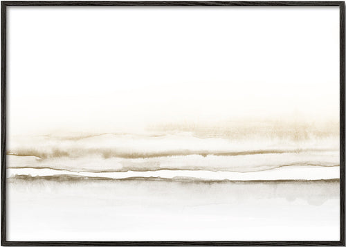 Landschap aquarel minimal