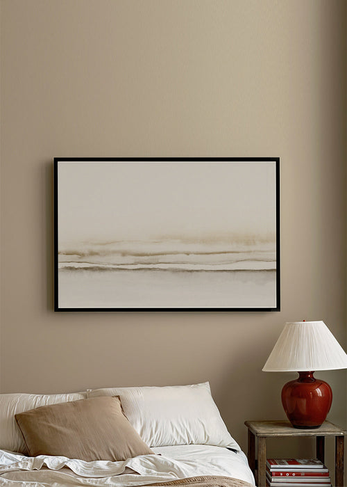 Landschap aquarel minimal