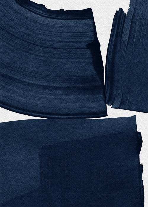 Minimalist Painting Blue I - Unframed art print