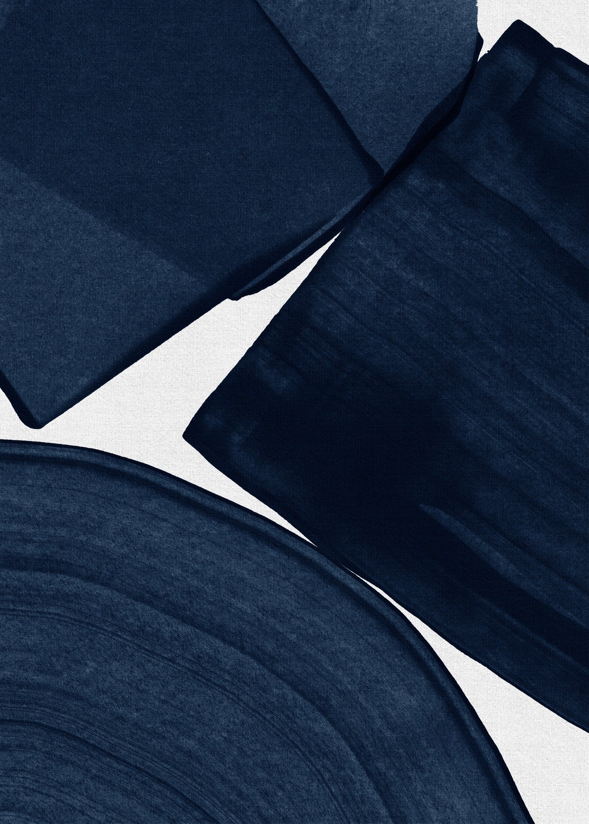 Minimalist Painting Blue II - Unframed art print