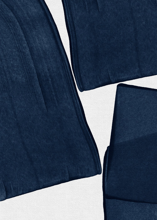 Minimalist Painting Blue III - Unframed art print