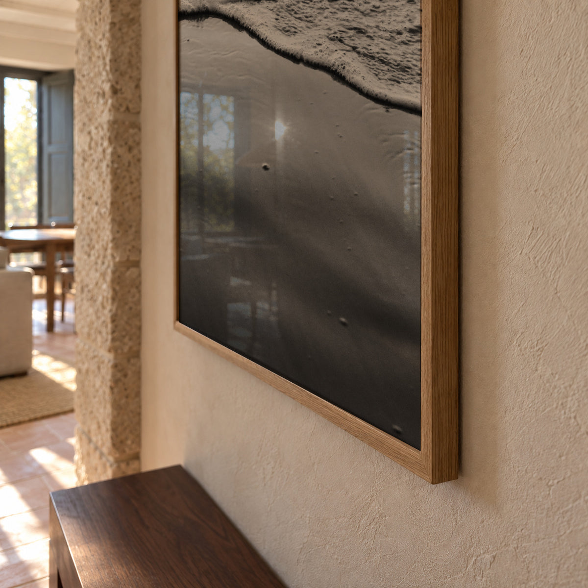 Ocean Edge 2 - Framed poster detail