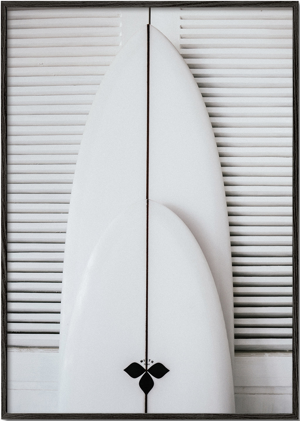 Sportkunst: minimalistische surfplanken