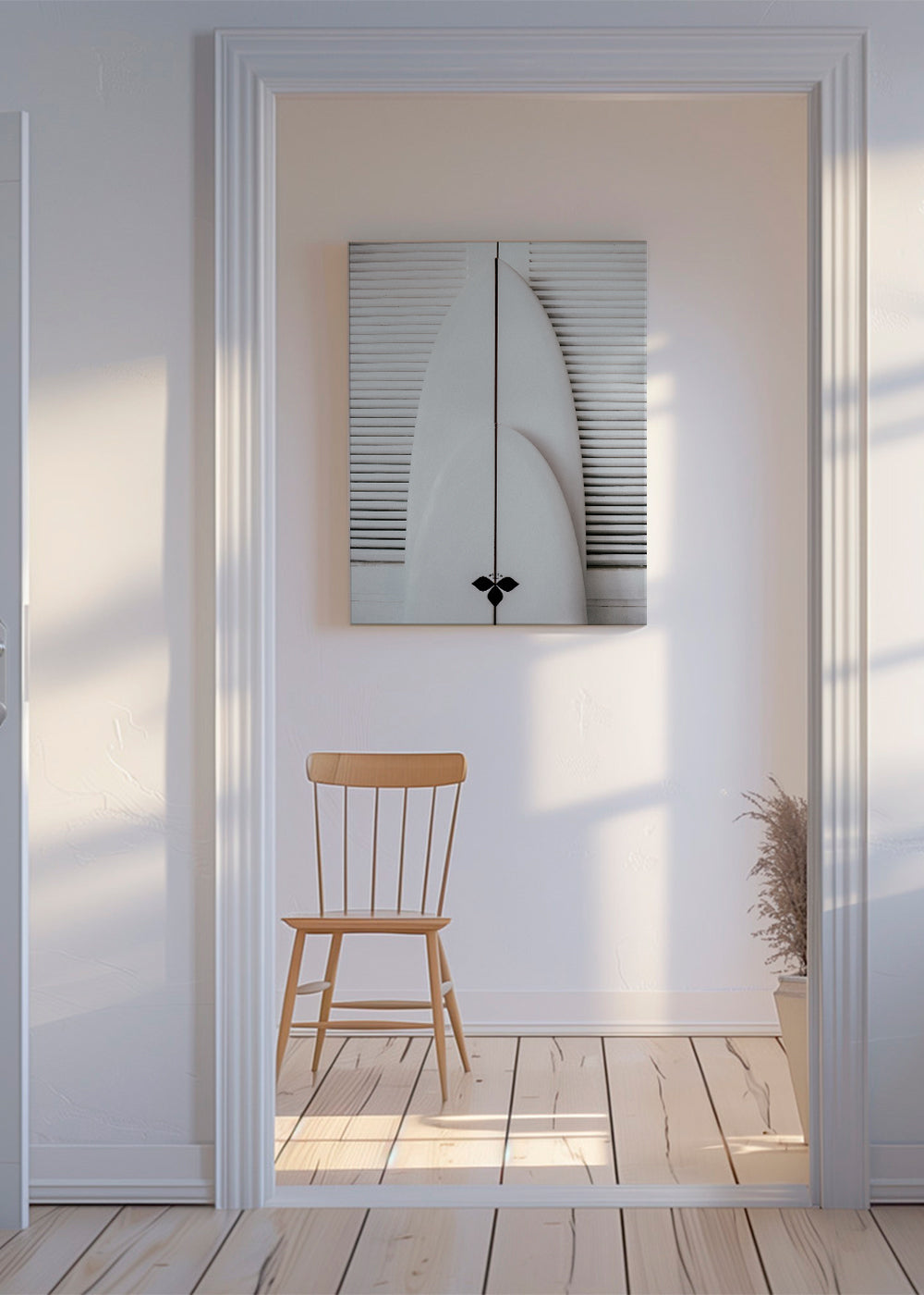 Sportkunst: minimalistische surfplanken