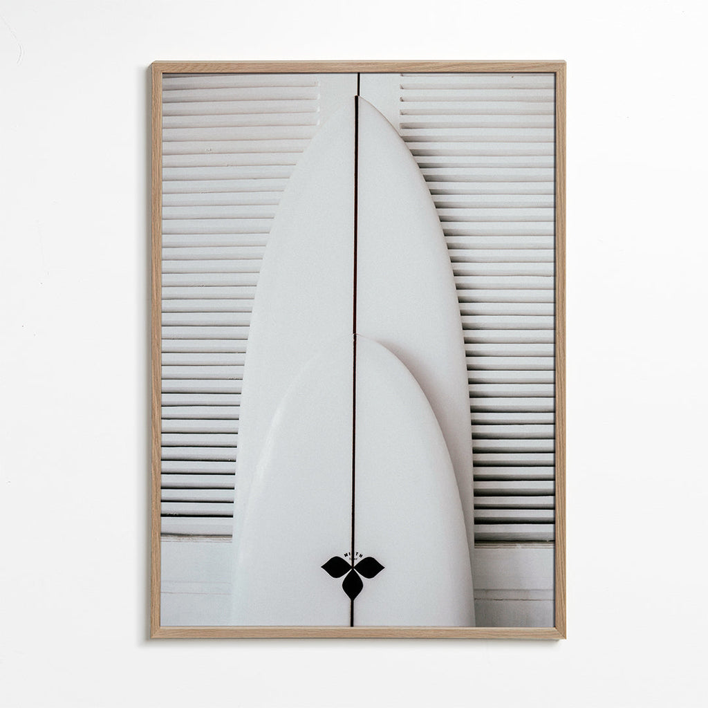 Sportkunst: minimalistische surfplanken