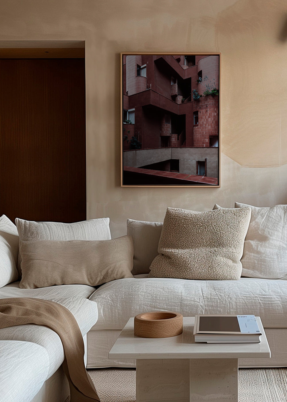 Keuken kunst: terracotta gevels in rood