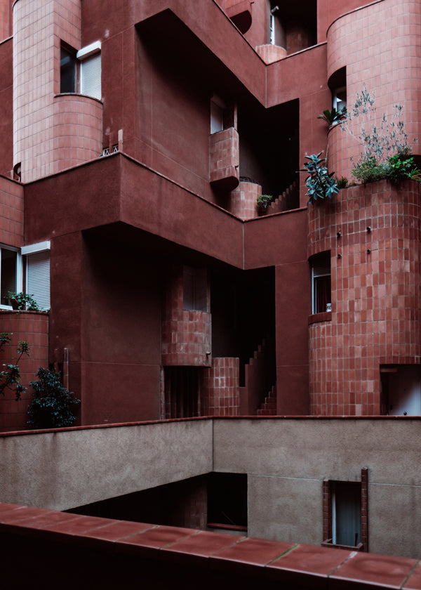 Keuken kunst: terracotta gevels in rood
