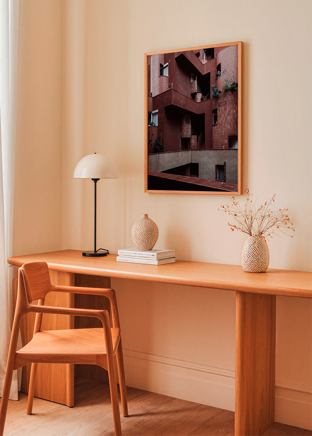 Keuken kunst: terracotta gevels in rood