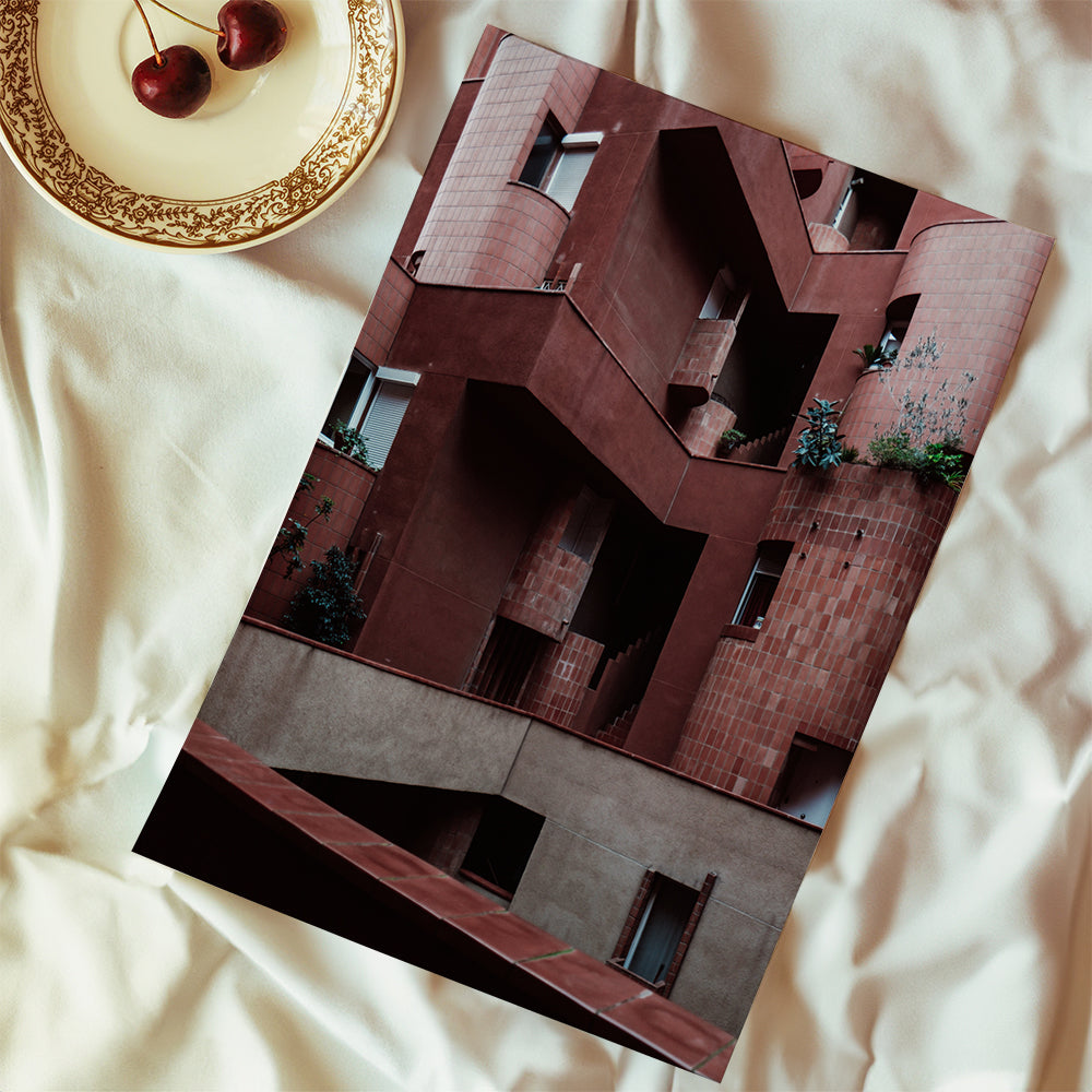 Keuken kunst: terracotta gevels in rood