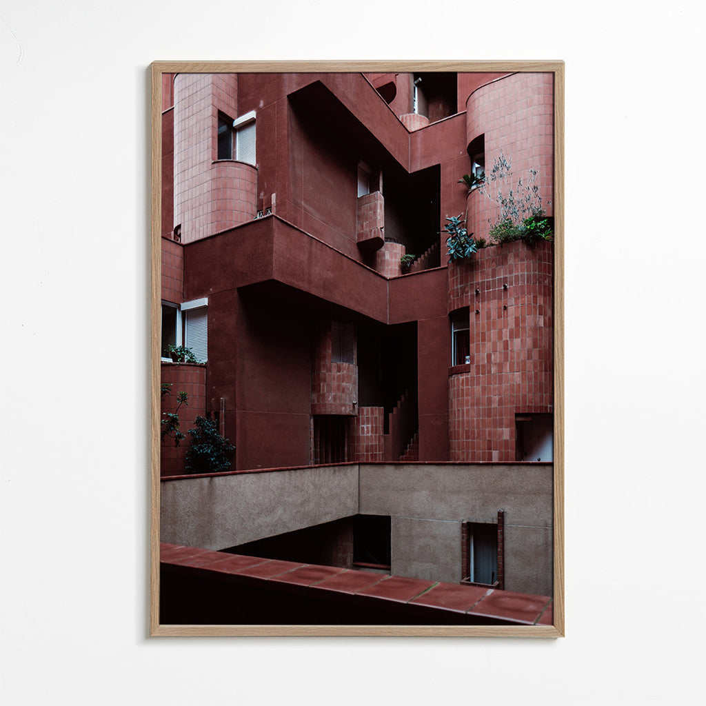 Keuken kunst: terracotta gevels in rood
