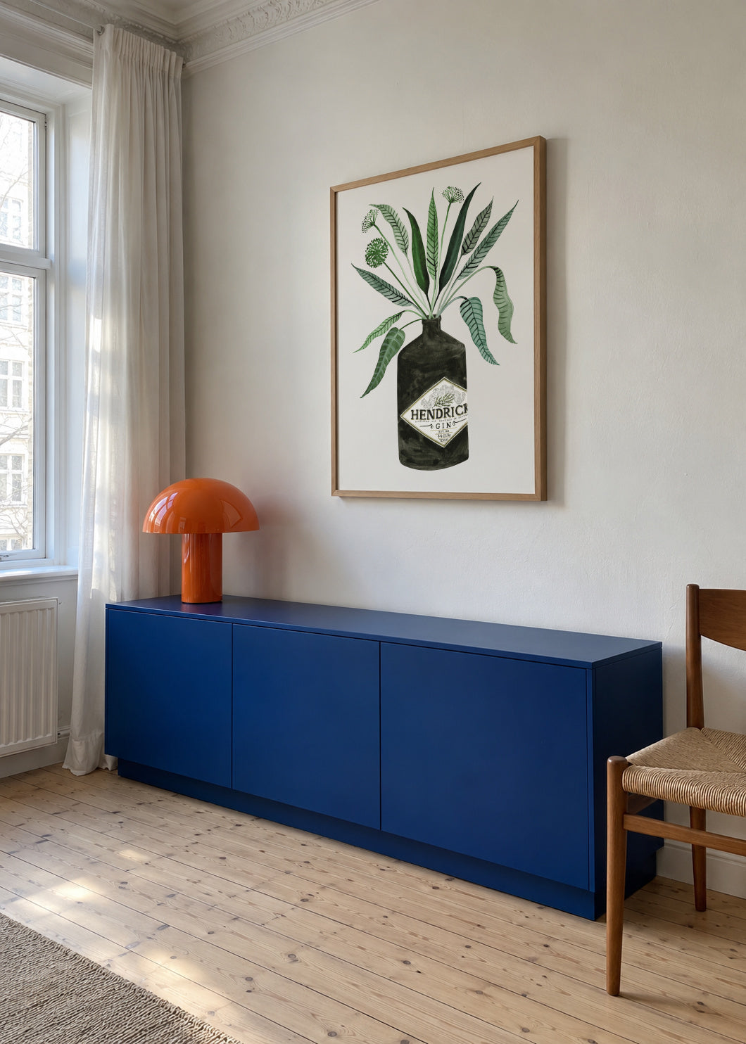 Ginspiration No2 - Framed poster in an interior
